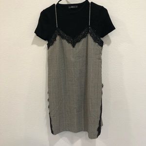 Zara Women Sling Short Skirt Dress